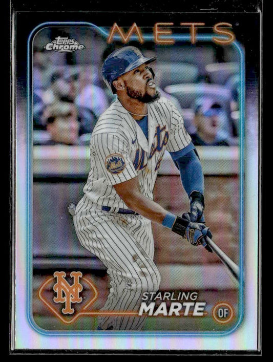 2024 Topps Chrome #257 Starling Marte Refractors
