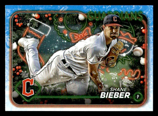 2024 Topps Holiday #H79 Shane Bieber