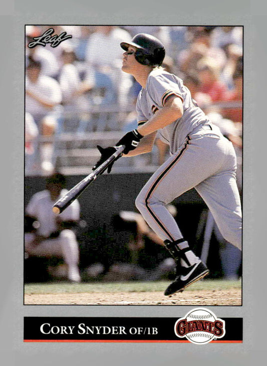 1992 Leaf #188 Cory Snyder