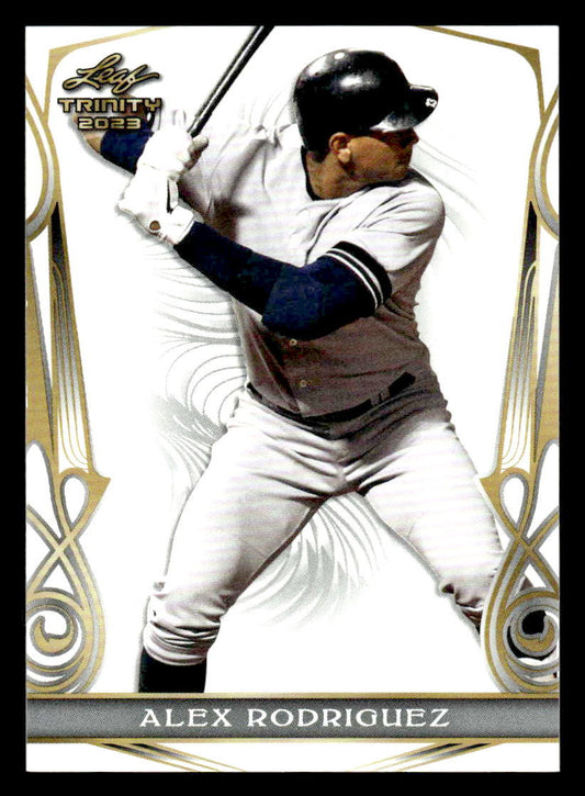 2023 Leaf Trinity #4 Alex Rodriguez