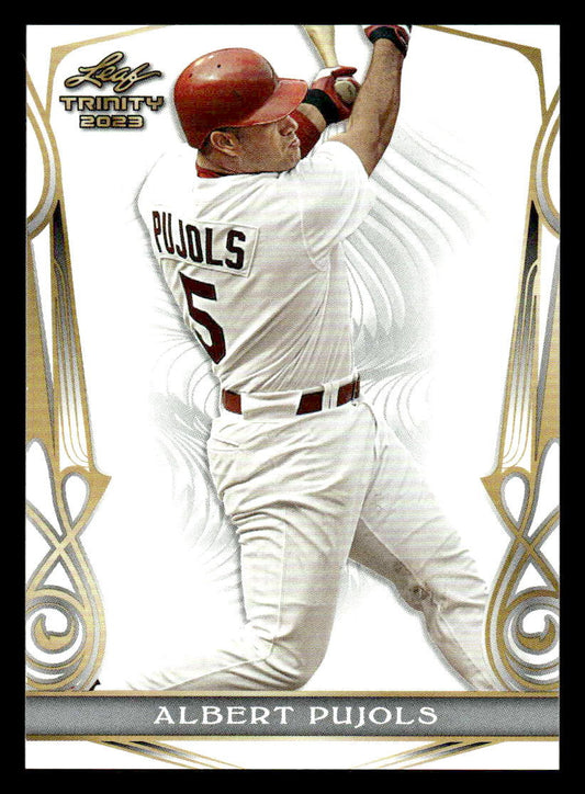 2023 Leaf Trinity #3 Albert Pujols