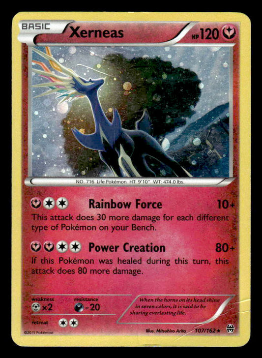 XY - BREAKthrough #107/162 Xerneas Holo Rare