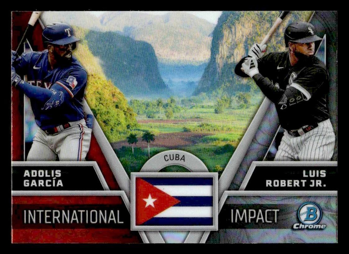2024 Bowman Chrome #II-23 Luis Robert Jr. / Adolis García International Impact