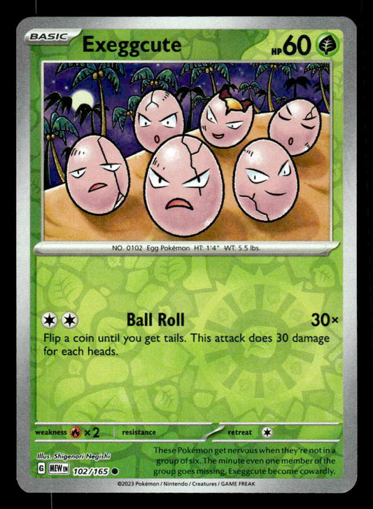SV: Scarlet & Violet 151 #102/165 Exeggcute