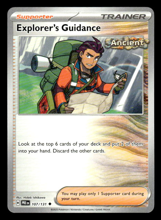 SV: Prismatic Evolutions #107/131 Explorer's Guidance Uncommon