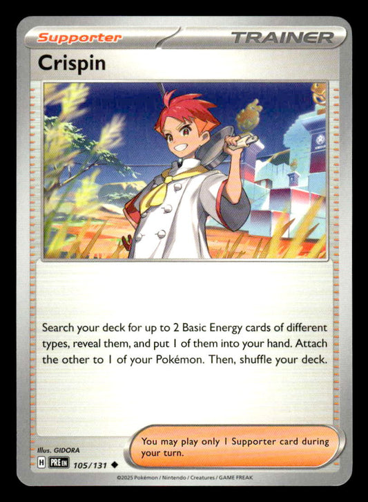 SV: Prismatic Evolutions #105/131 Crispin Uncommon