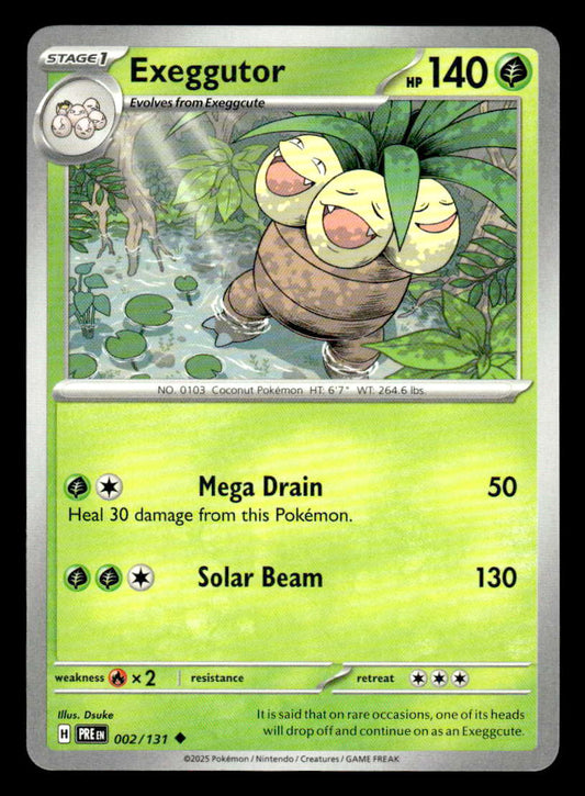 SV: Prismatic Evolutions #002/131 Exeggutor Uncommon