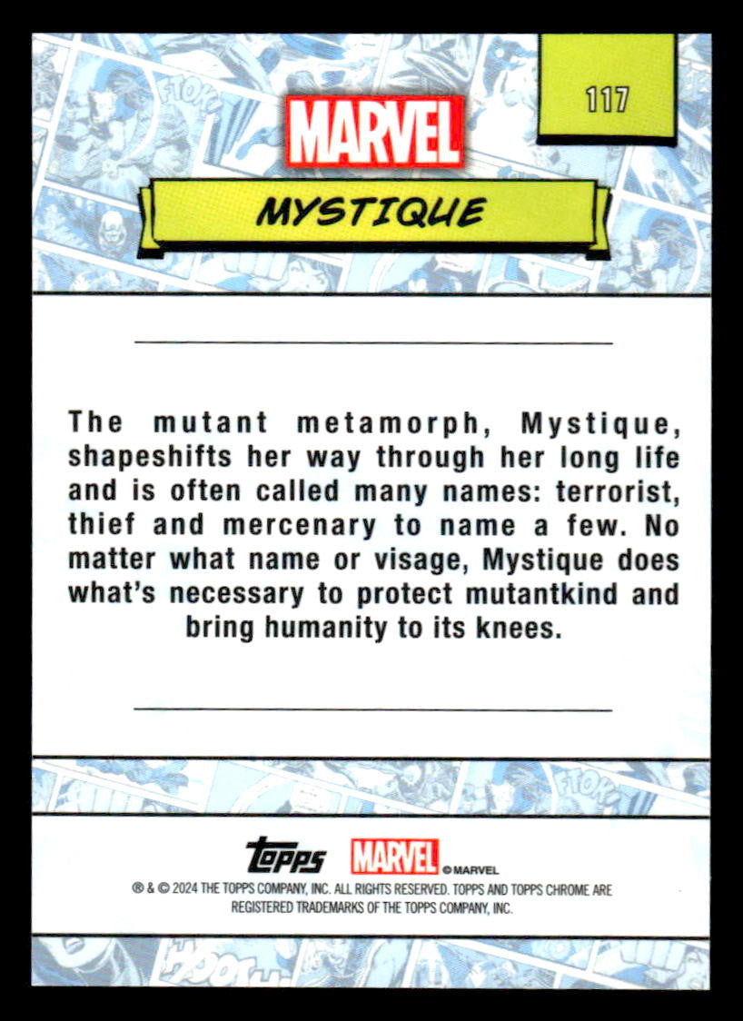 2024 Topps Chrome Marvel #117 Mystique