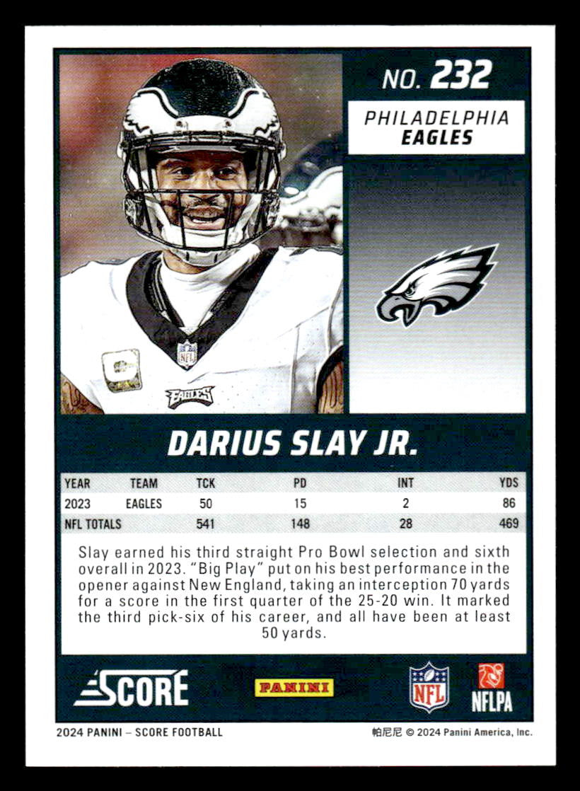 2024 Score #232 Darius Slay Jr.