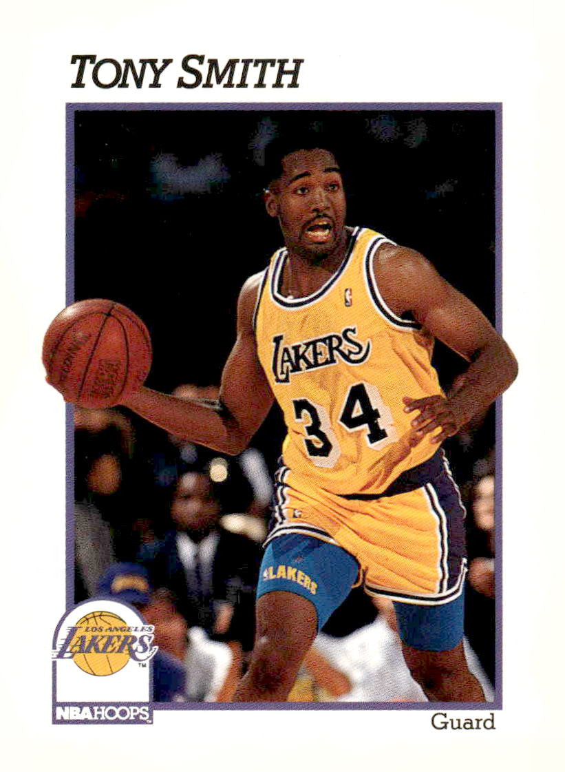 1991-92 Hoops #384 Tony Smith