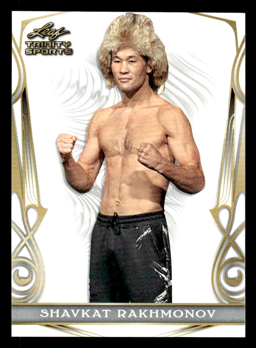 2023 Leaf Trinity #BS-17 Shavkat Rakhmonov Base Sports
