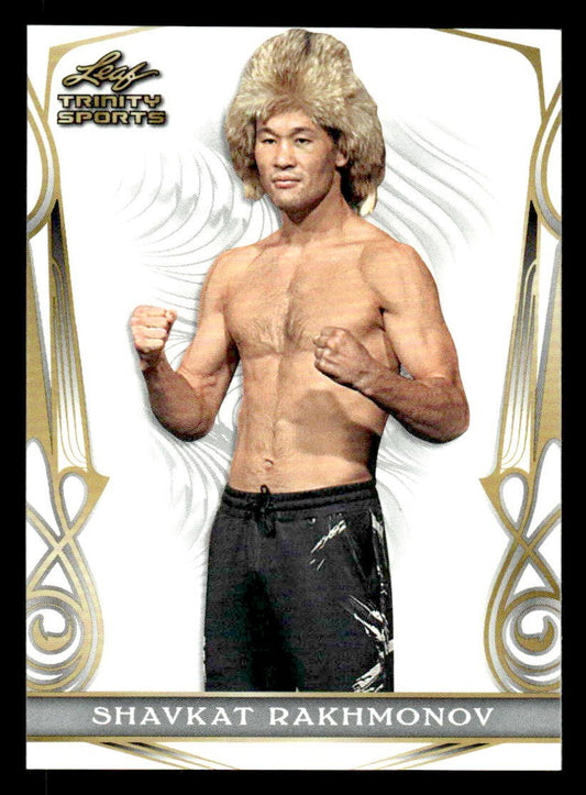 2023 Leaf Trinity #BS-17 Shavkat Rakhmonov Base Sports