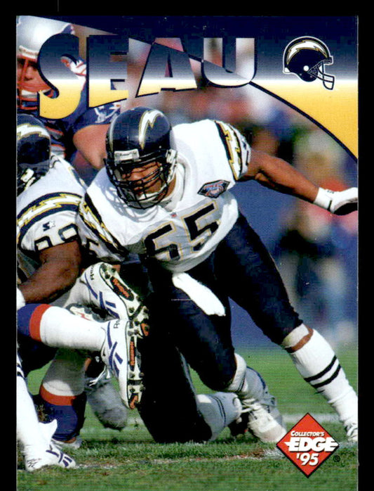 1995 Collector's Edge Instant Replay #31 Junior Seau