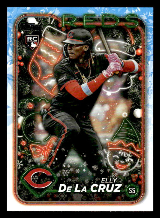 2024 Topps Holiday #H102 Elly De La Cruz