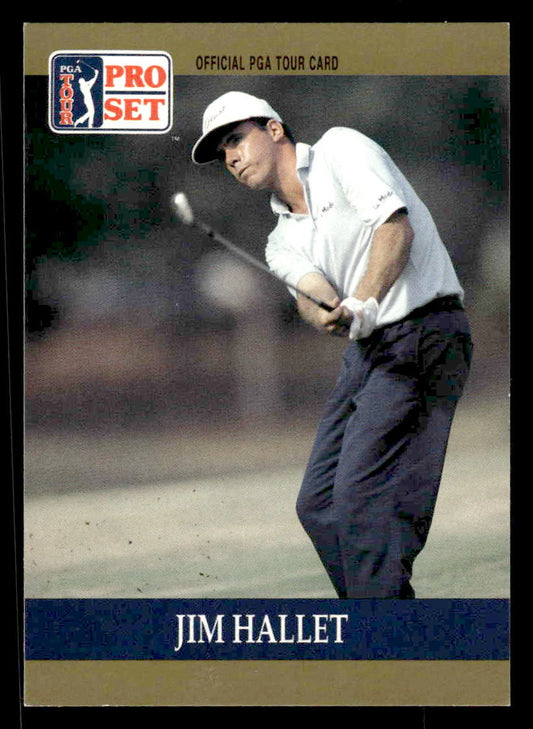 1990 Pro Set PGA Tour #37 Jim Hallet
