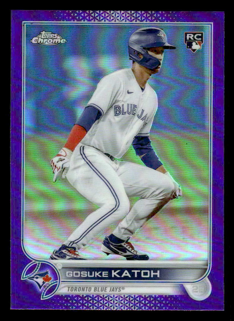 2022 Topps Chrome Update #USC42 Gosuke Katoh Purple Refractor