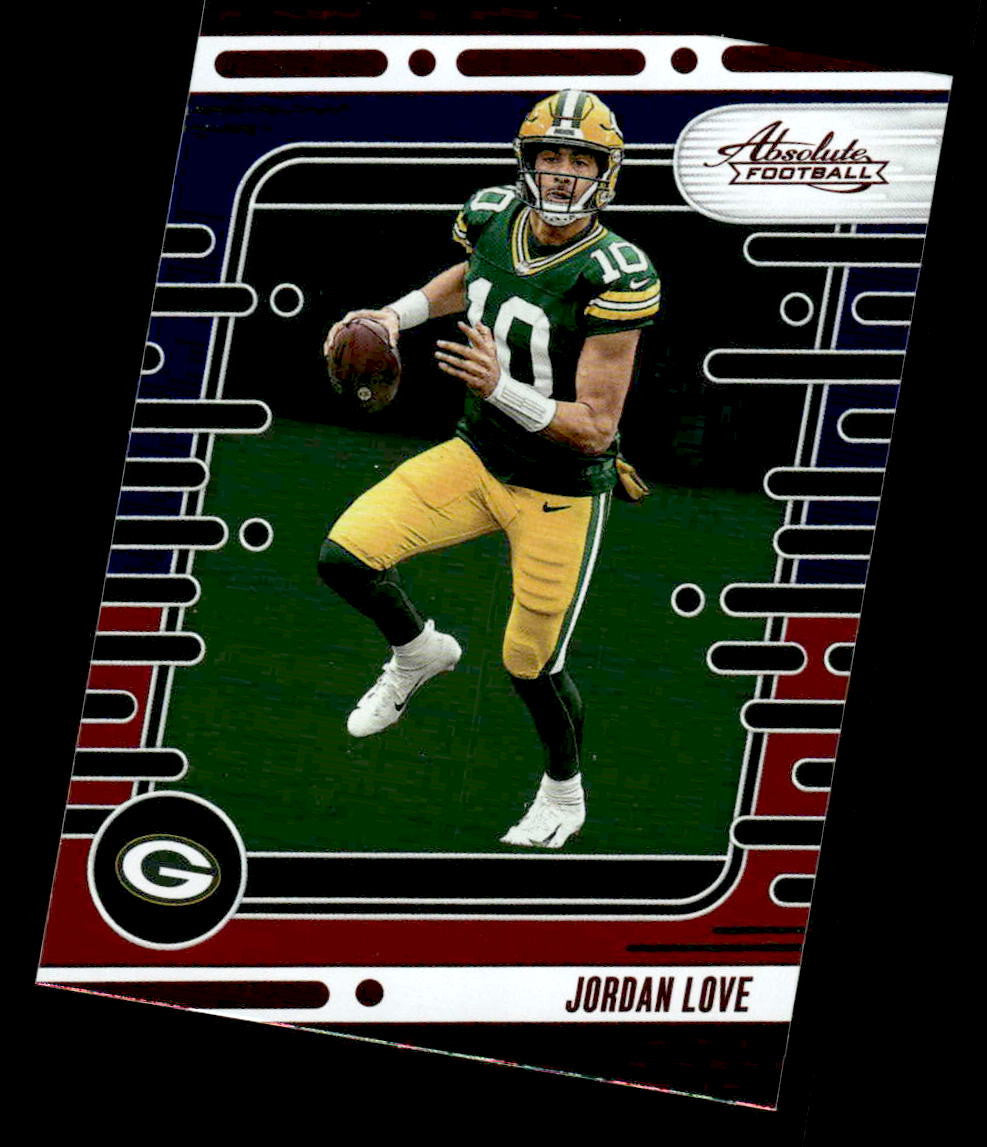 2024 Panini Absolute #37 Jordan Love Red and Blue