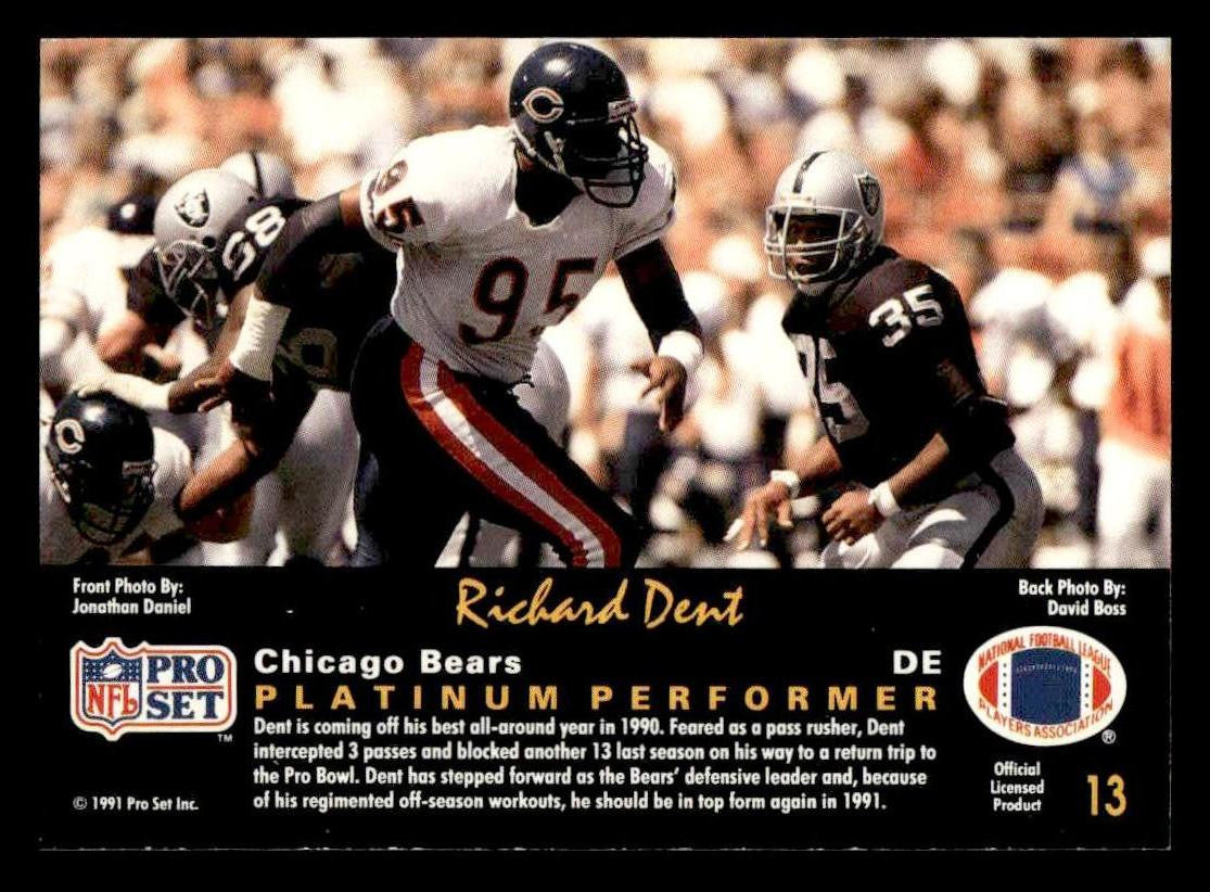 1991 Pro Set Platinum #13 Richard Dent