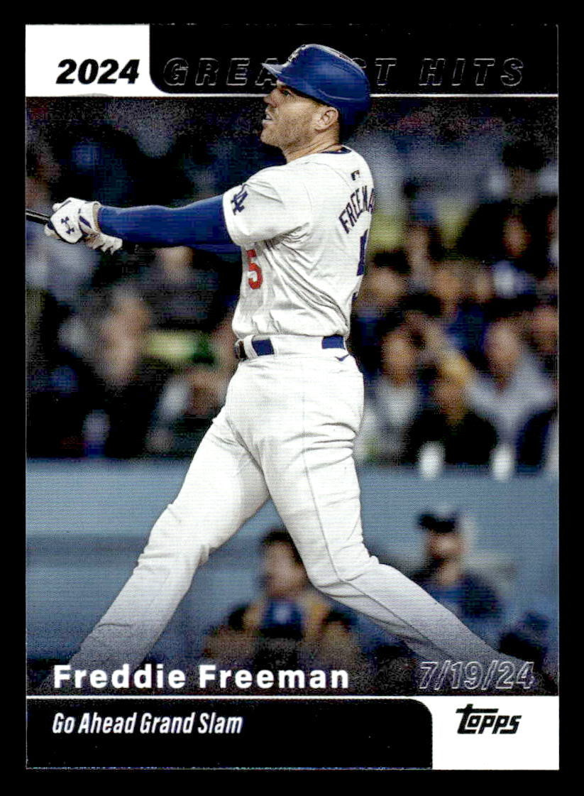 2025 Topps #GH-10 Freddie Freeman 2024's Greatest Hits