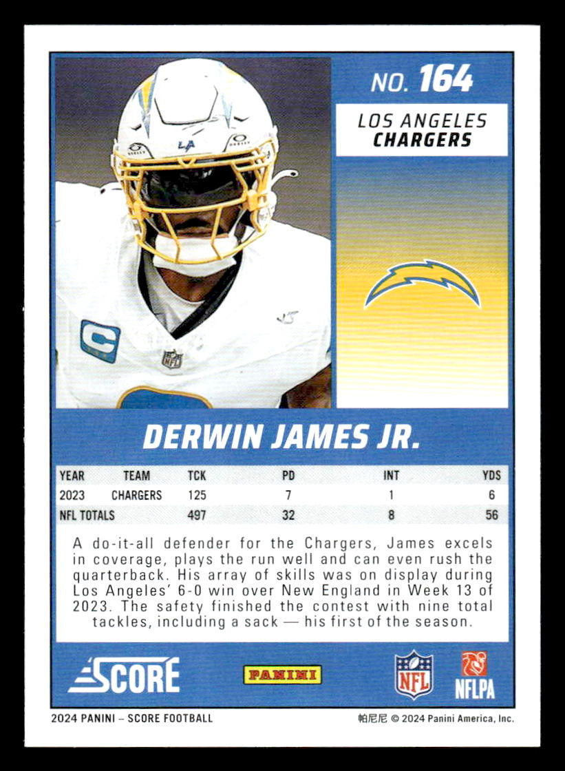 2024 Score #164 Derwin James Jr.