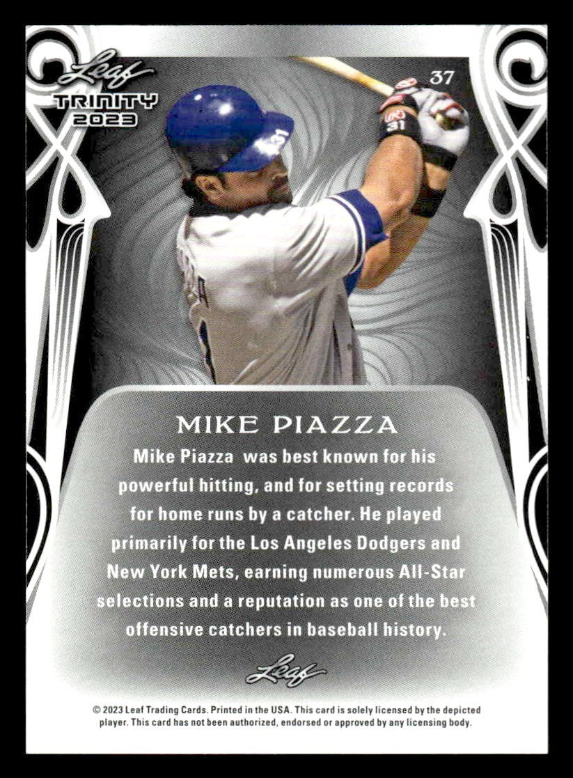 2023 Leaf Trinity #37 Mike Piazza