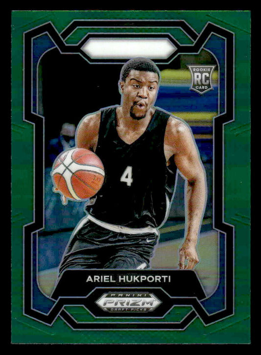 2024 Panini Prizm Draft Picks #78 Ariel Hukporti Prizms Green