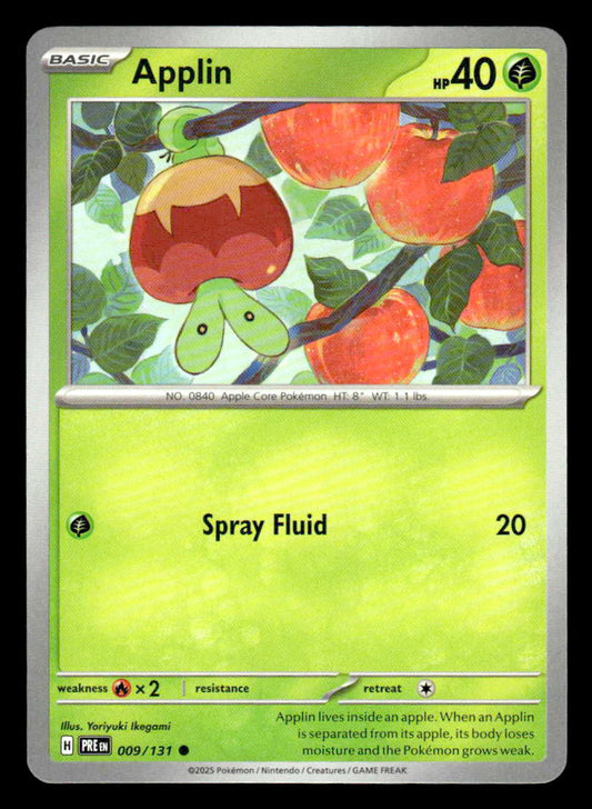 SV: Prismatic Evolutions #009/131 Applin Common