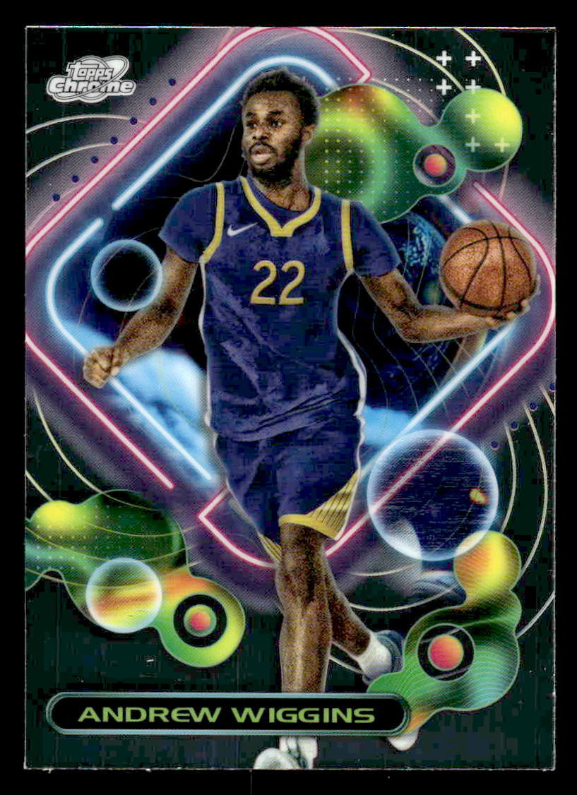 2023-24 Topps Chrome Cosmic #124 Andrew Wiggins