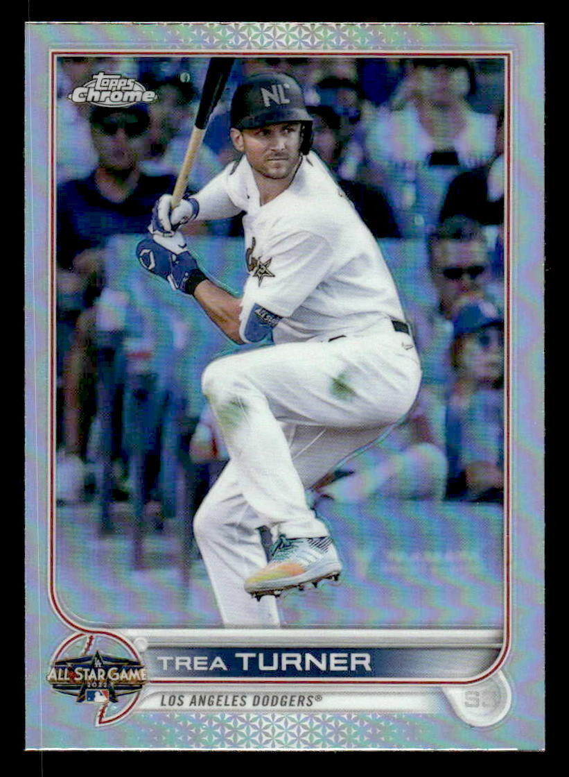 2022 Topps Chrome Update #ASGC-14 Trea Turner 2022 All-Star Game Chrome