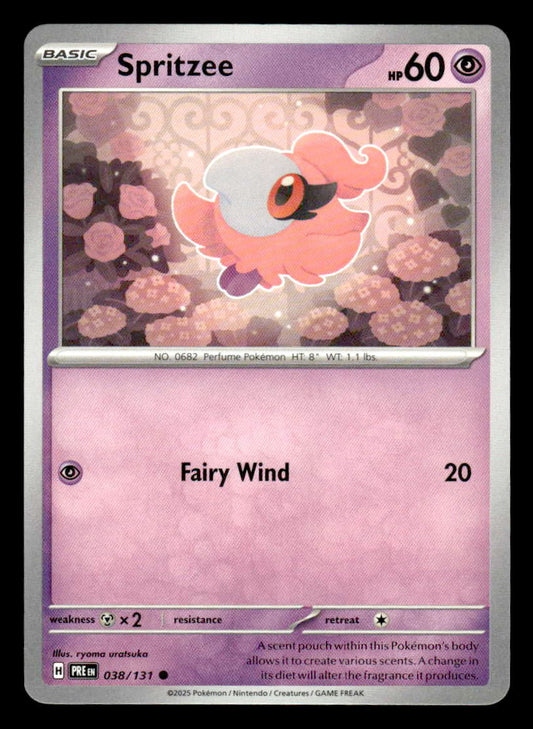SV: Prismatic Evolutions #038/131 Spritzee Common