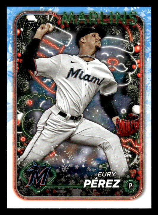 2024 Topps Holiday #H52 Eury Pérez