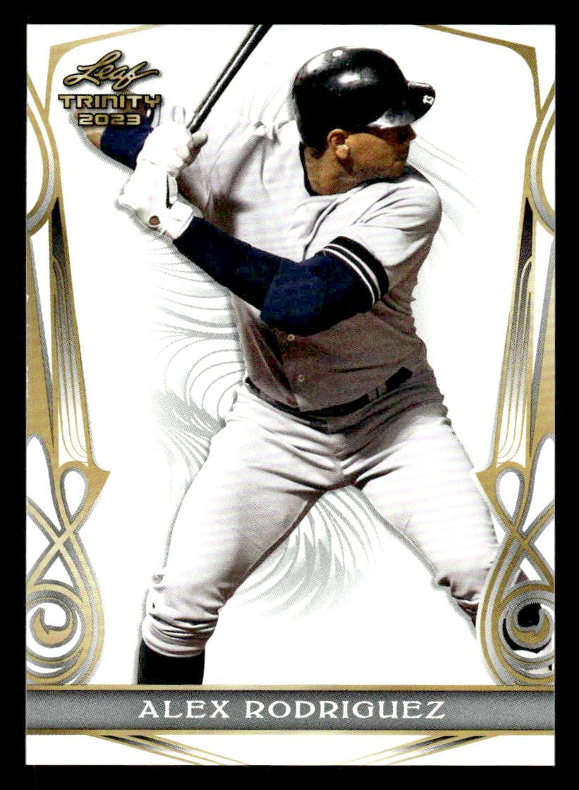 2023 Leaf Trinity #4 Alex Rodriguez