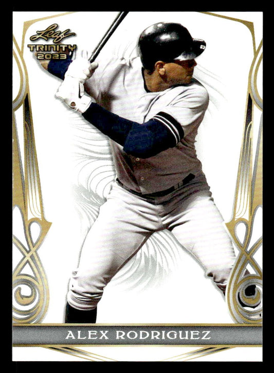 2023 Leaf Trinity #4 Alex Rodriguez