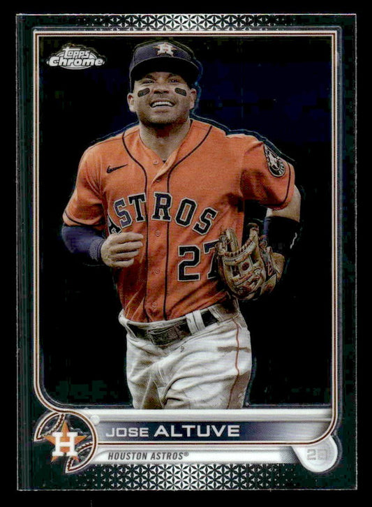 2022 Topps Chrome Sonic #6 Jose Altuve
