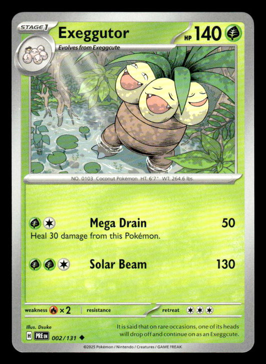 SV: Prismatic Evolutions #002/131 Exeggutor Uncommon