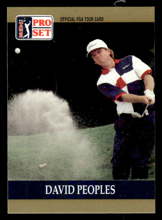 1990 Pro Set PGA Tour #57 David Peoples
