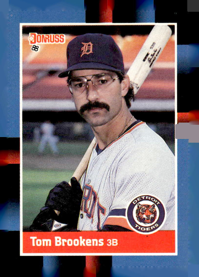 1988 Donruss #107b Tom Brookens