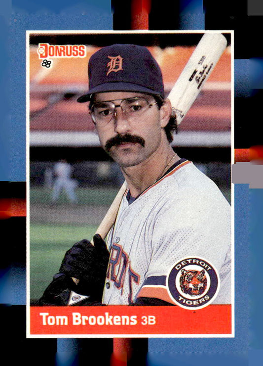 1988 Donruss #107b Tom Brookens
