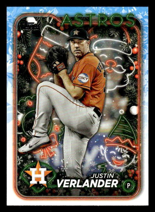 2024 Topps Holiday #H68 Justin Verlander