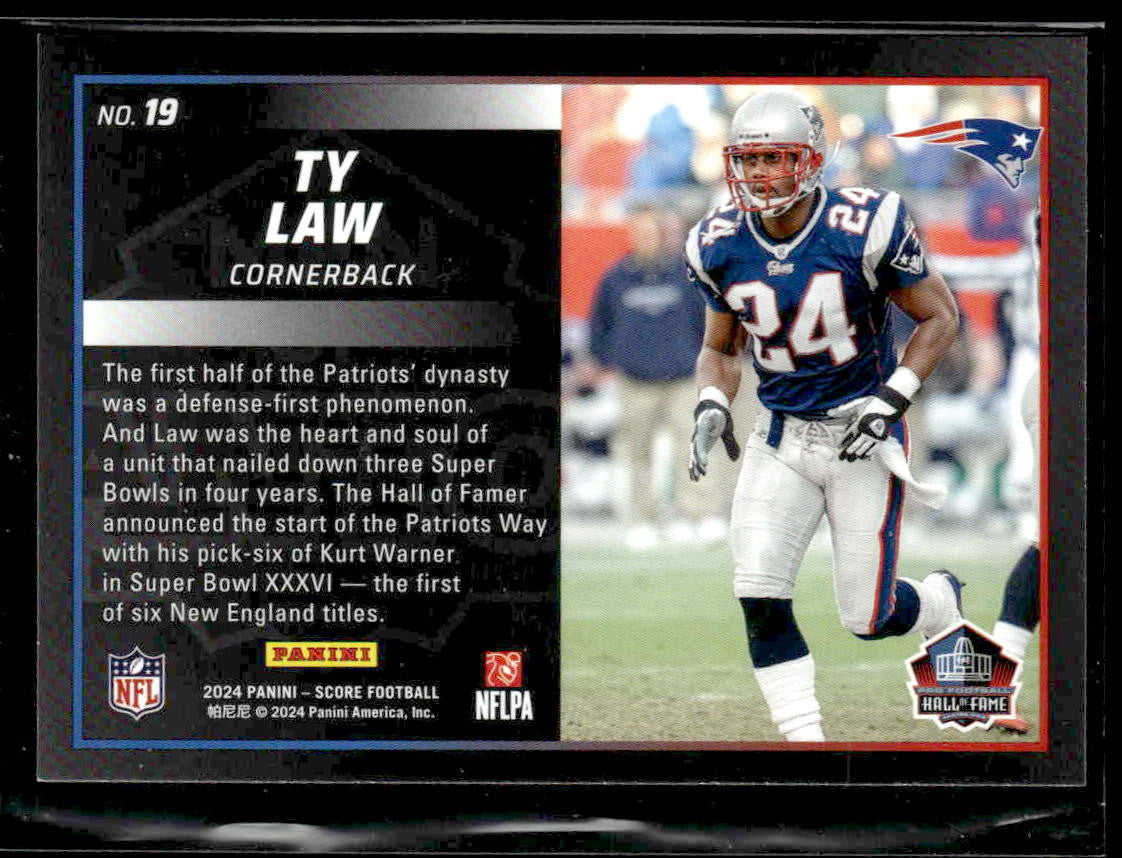 2024 Score #19 Ty Law Men of Canton