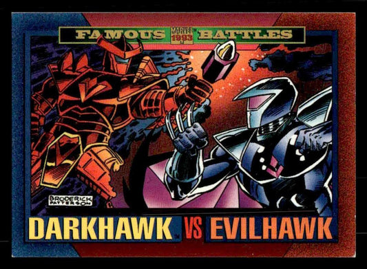1993 SkyBox Marvel Universe #166 Darkhawk / Evilhawk