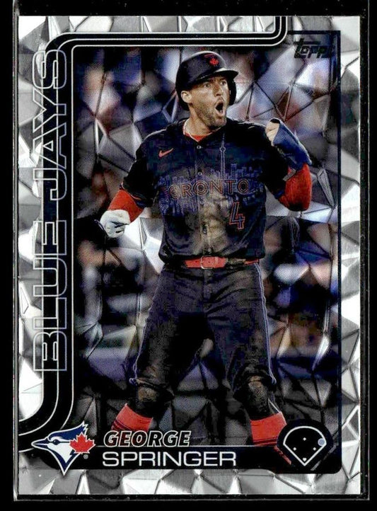 2025 Topps #82 George Springer Diamante Foil