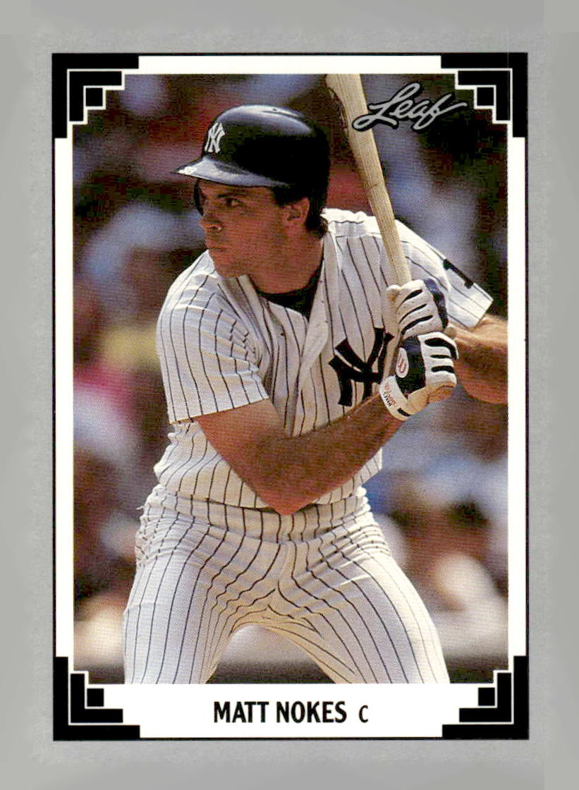 1991 Leaf #89 Matt Nokes