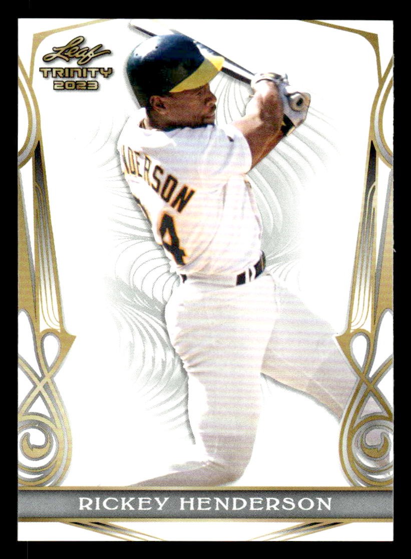 2023 Leaf Trinity #46 Rickey Henderson