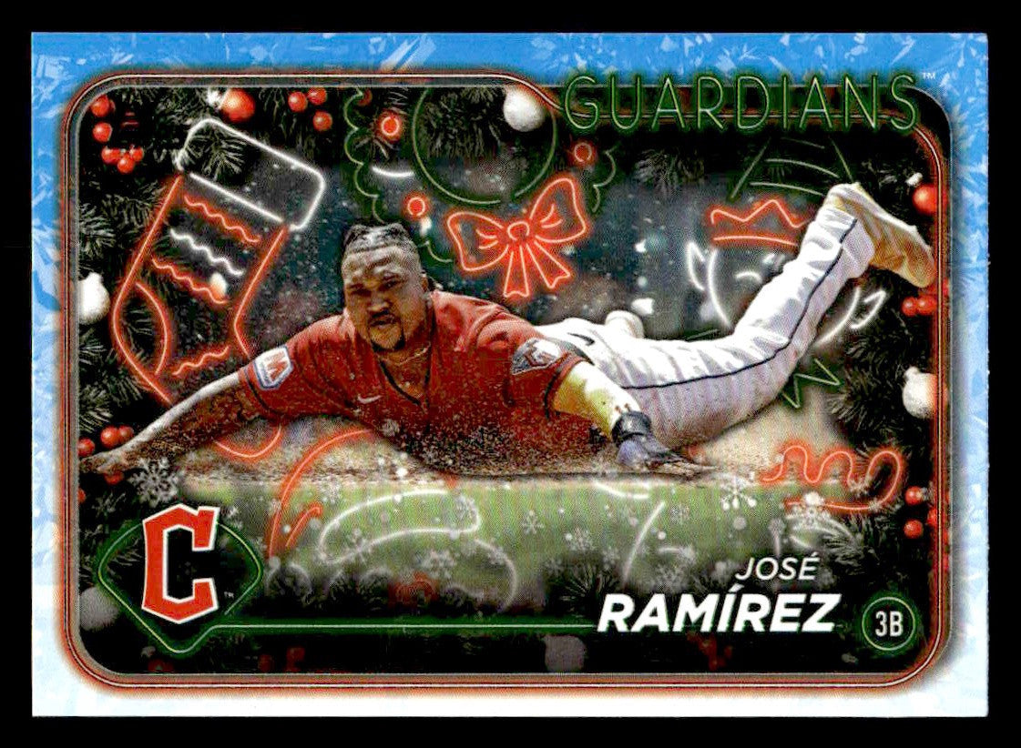 2024 Topps Holiday #H148 José Ramírez