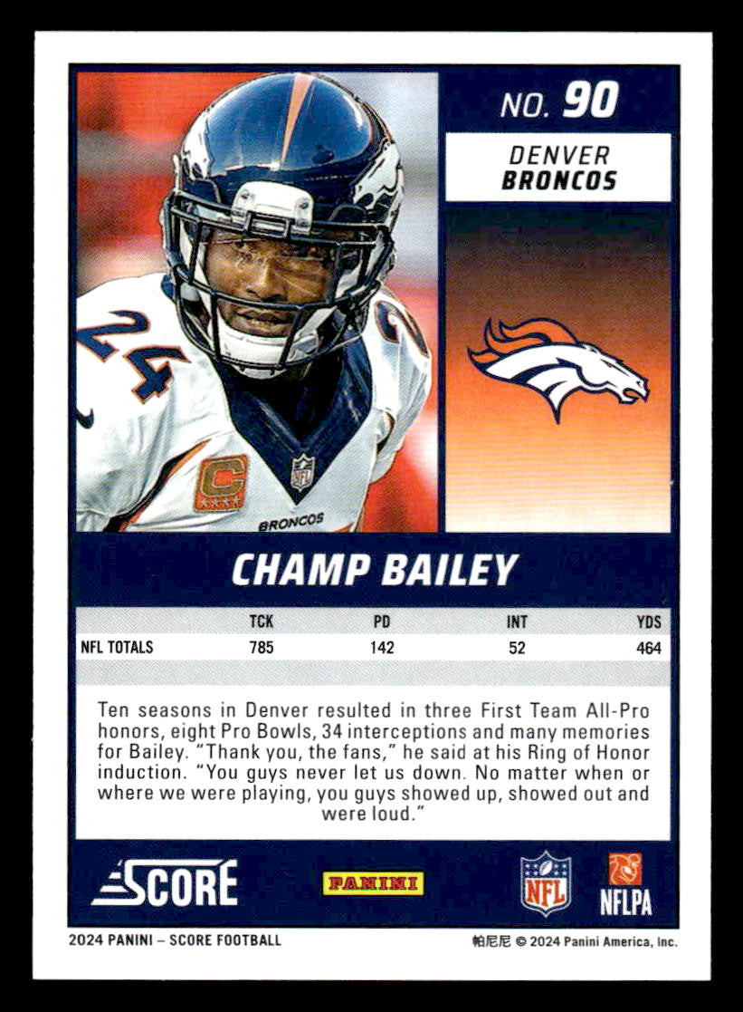 2024 Score #90 Champ Bailey