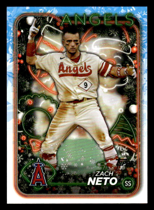 2024 Topps Holiday #H157 Zach Neto