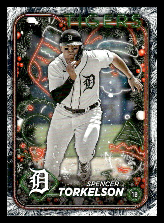 2024 Topps Holiday #H48 Spencer Torkelson Holiday Tree
