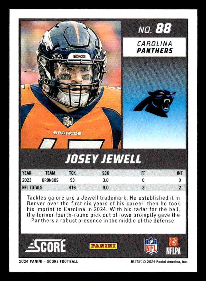 2024 Score #88 Josey Jewell