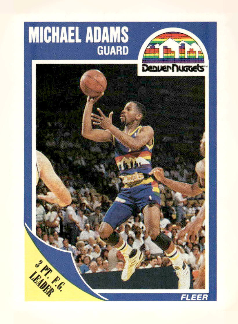 1989-90 Fleer #38 Michael Adams